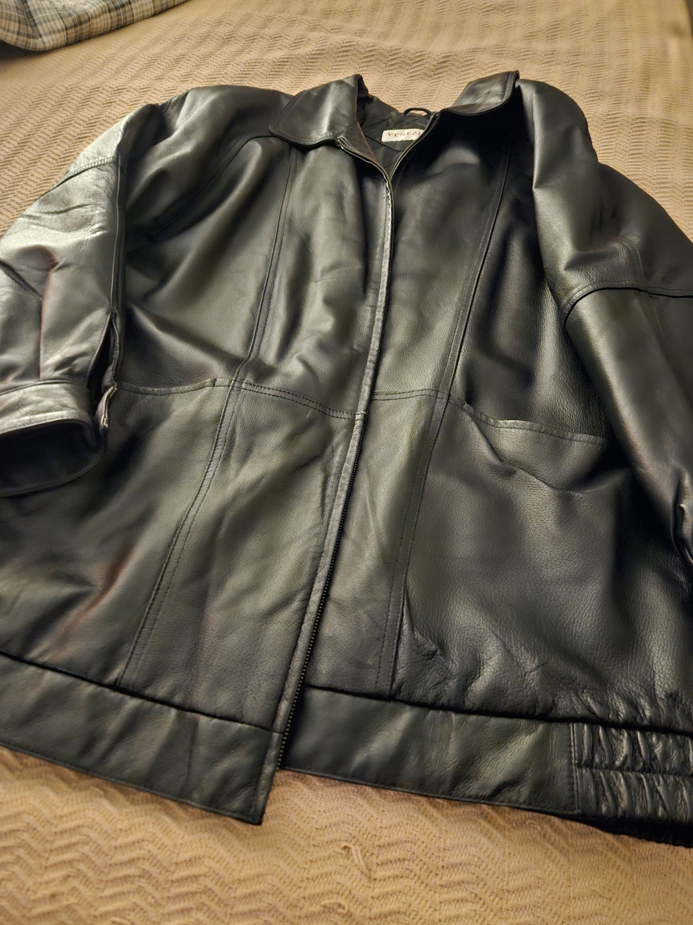 Venezia Black Leather Jacket